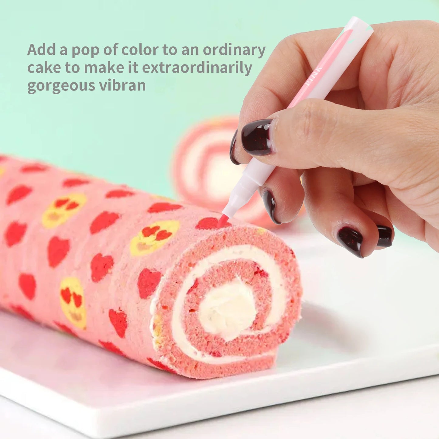 Mini Food Markers Pen For Cake Food Marker pen Of Short Food Coloring Marker Pen Cake Decorating Tools Cake DIY Draw Tool