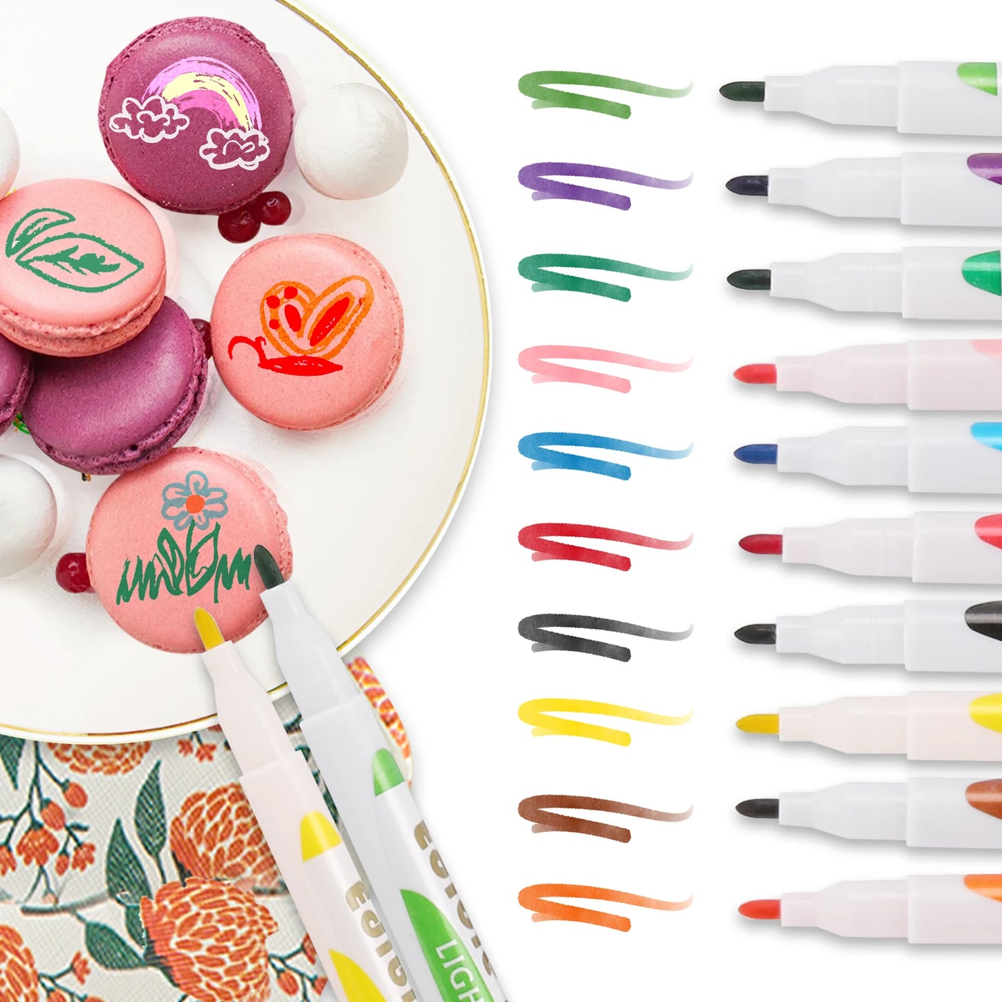 Mini Food Markers Pen For Cake Food Marker pen Of Short Food Coloring Marker Pen Cake Decorating Tools Cake DIY Draw Tool