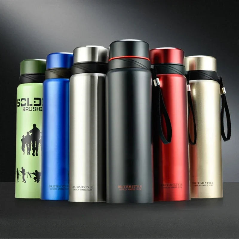 Thermo Pot Thermos Bottle 1800ML Double Wall Stainless Steel Insulated Vacuum Flask Drinkware Cup Thermal Mug Water Bottle