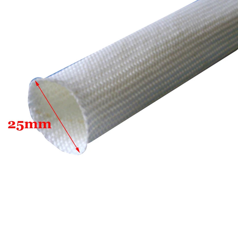 2M Exhaust Glass Fibre Hose Lagging Insulation For Webasto Eberspacher Heater 22mm 24mm 500degree Celsius Electrical Equipment