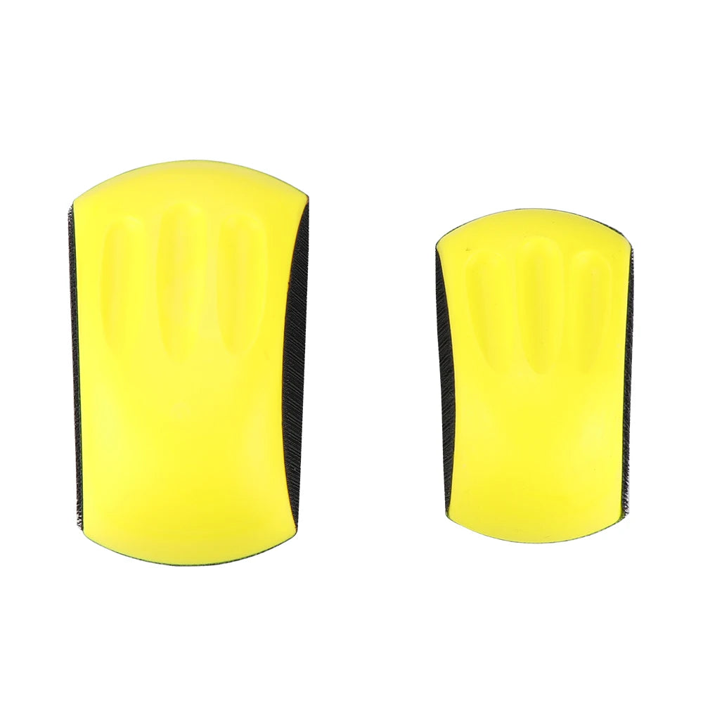 Sanding Disc Holder Sand paper Backing Polishing Pad Hand Grinding Block PU Foam Sanding Disc