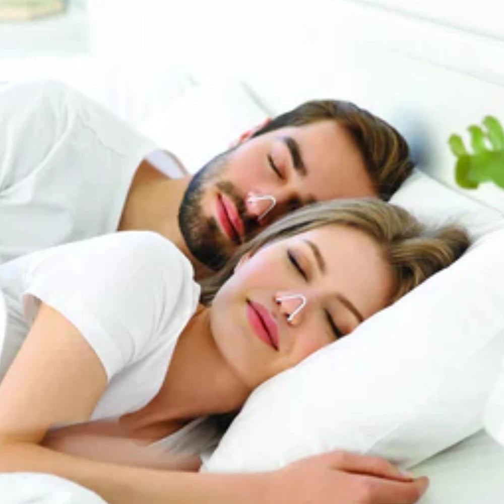 Nasal Dilator For Relieve Snore Silicone Anti Snoring Nose Clip Improve Nose Vent Ease Breathing For Better Sleep Snore Solution