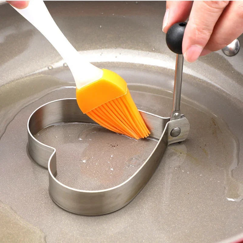 Stainless Steel 5Style Fried Egg Pancake Shaper Omelette Mold Mould Frying Egg Cooking Tools Kitchen Accessories Gadget Rings