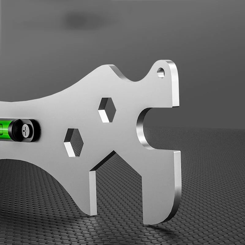 Special Wrench Tools with Level Shower Faucet Installation Bathroom Multifunctional Level Wrench Ruler Distance Measuring Tool