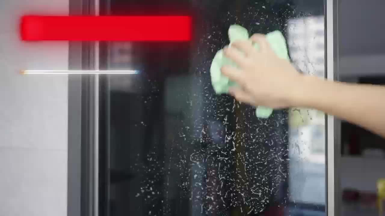 A Household Silicone Squeegee for Cleaning Windows And Bathrooms, Ideal for Shower And Glass Surfaces.