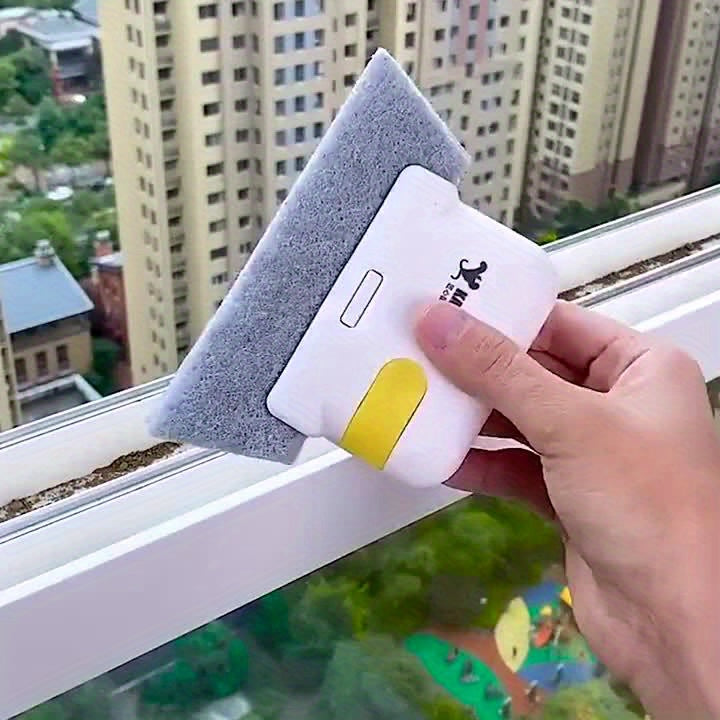 Versatile Handheld Cleaning Brush for Doors, Windows & Kitchen - Easy-to-Use Groove and Crevice Tool, Reusable Dust Remover for Home Essentials