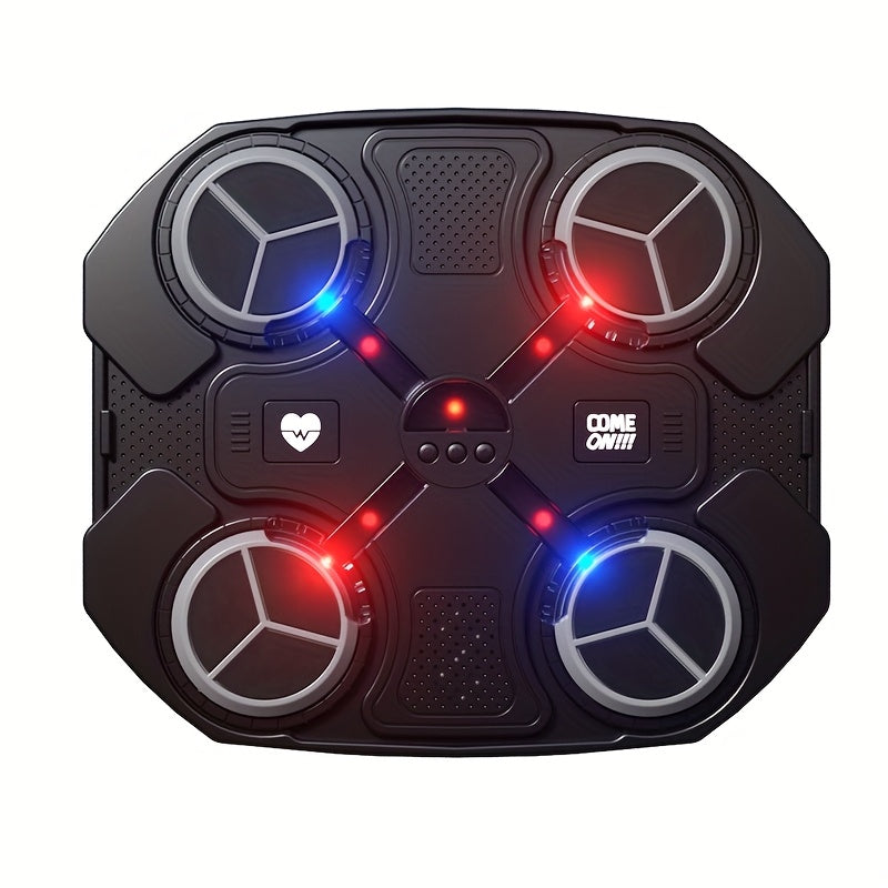 1pc Interactive Music Boxing Wall Target for Kids - ABS Material, Intelligent Dynamic Hitting Home Fitness Equipment, Thickened Boxing Training Machine for Children
