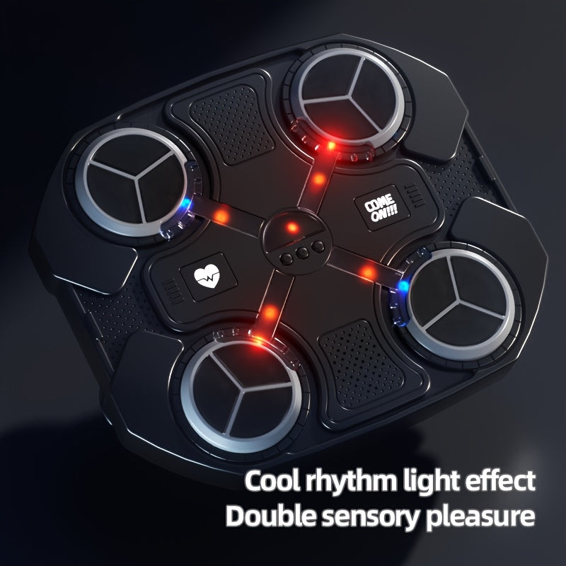 1pc Interactive Music Boxing Wall Target for Kids - ABS Material, Intelligent Dynamic Hitting Home Fitness Equipment, Thickened Boxing Training Machine for Children