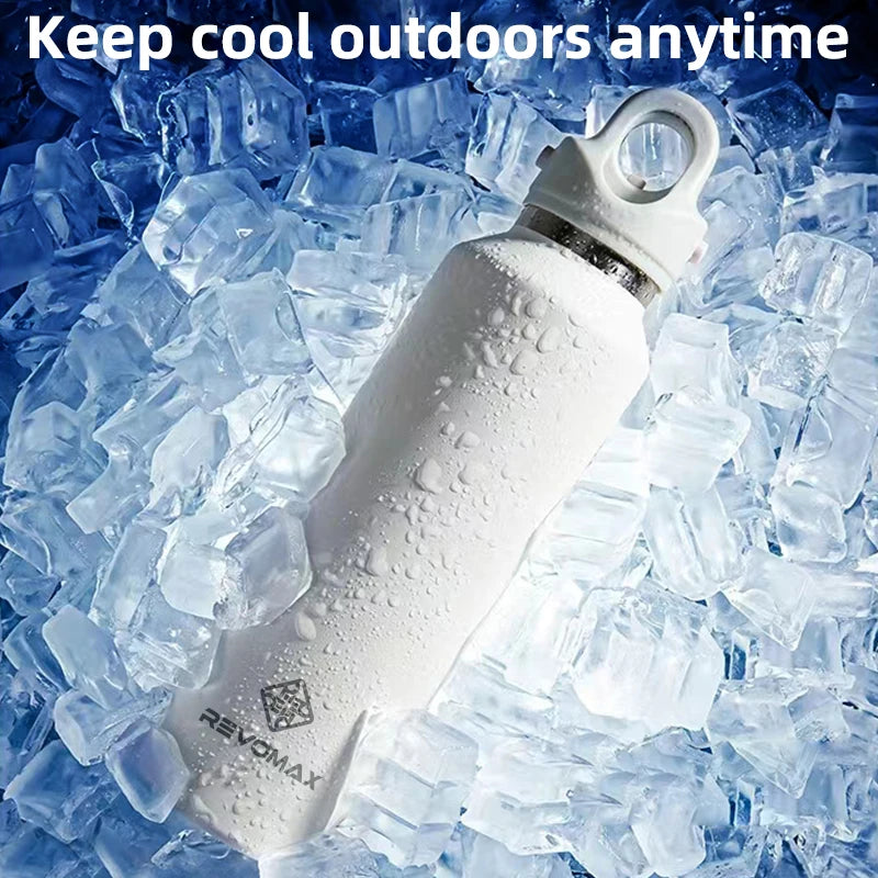 RevoMax 350/500/750/1000ml Double Wall Stainles Steel Water Bottle Thermos Bottle Keep Hot and Cold Insulated Vacuum Flask