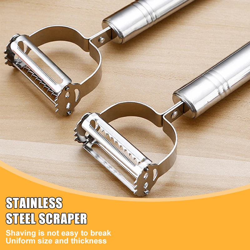 4In1 Multifunctional Vegetable Peeler Fruit Peeler Stainless Steel Vegetable Cutter Melon Planer Household Kitchen Gadgets