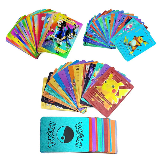 Pokemon game Cards Toys Pikachu Battle V VMAX Game Card Collection Kids original English Spain Letters Multicolor colour Gift